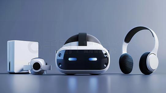 虚拟现实 VR设备电子产品实物摄影